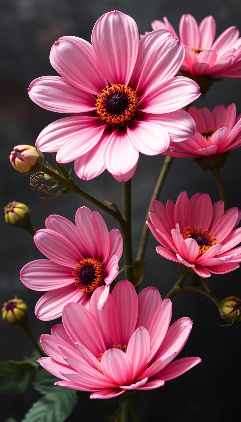 pink flowers HD